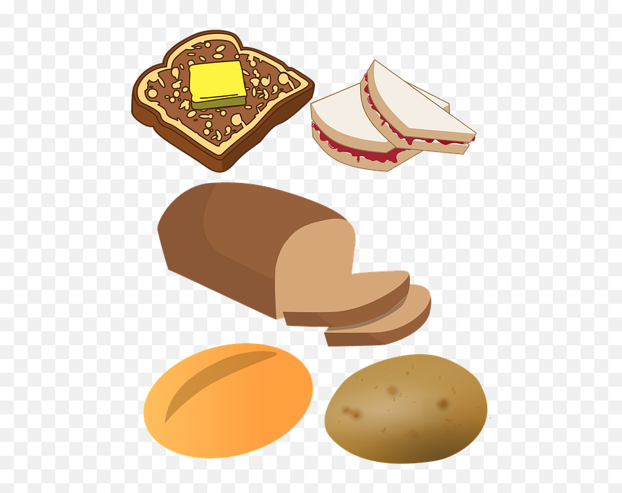 Starch Food Group Health - Starchy Foods Clipart Emoji,Emoji Eating Popcorn