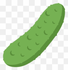 Twemoji12 1f952 - Cucumber Emoji Transparent,Grape Emoji