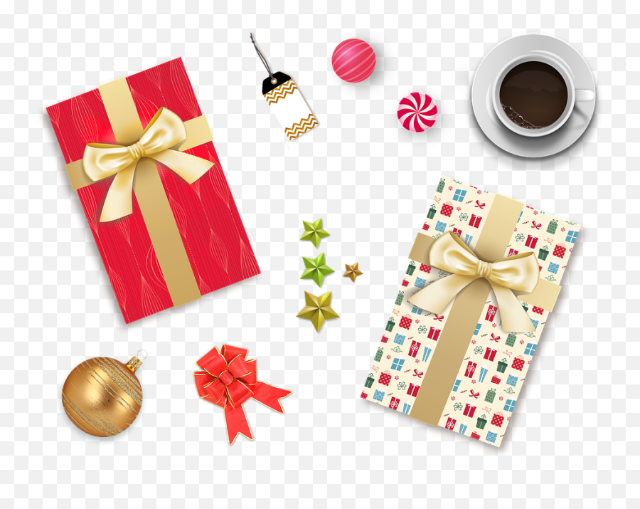 Christmas Decorations - Angelica Calligraphy Emoji,Christmas Present Emoji