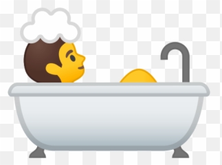 Person Taking Bath Emoji Meaning With Pictures - Emoji Taking Bath,Shower Emoji