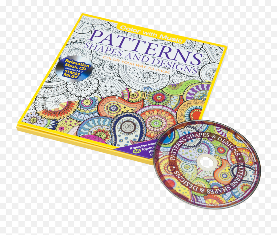 Patterns Shapes Adult Coloring Book - Motif Emoji,Music Book Emoji