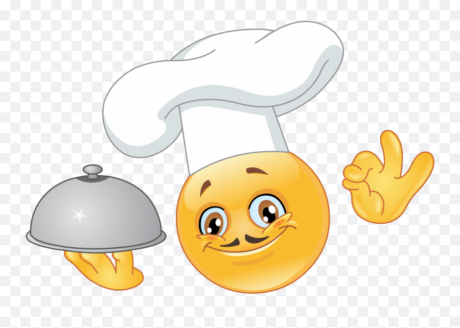 Chef Emoji Decal - Smiley Face Chef,Emoji Chef