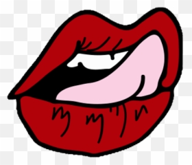 The Newest Lick Stickers - Clip Art Emoji,Lip Licking Emoji