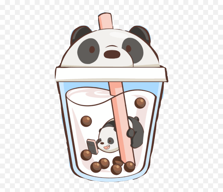 Tatty Teddy - Boba We Bare Bears Emoji,Roo Panda Emoji