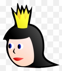 Queen Face Clipart - Emoji
