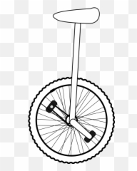 Unicycle Clipart Black And White - Unicycle Clipart Black And White Emoji,Unicycle Emoji