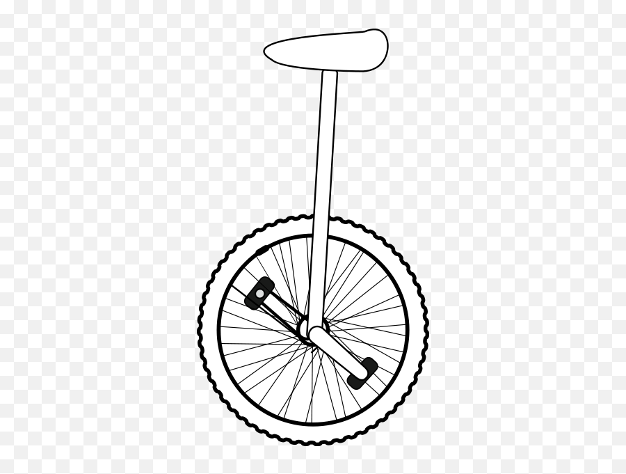 Unicycle Clipart Black And White - Unicycle Clipart Black And White Emoji,Unicycle Emoji