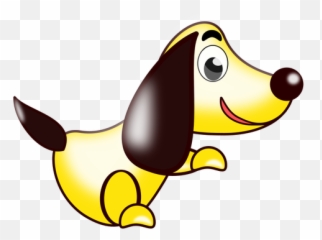 Yellow Dog Vector Image - Cartoon Png Emoji