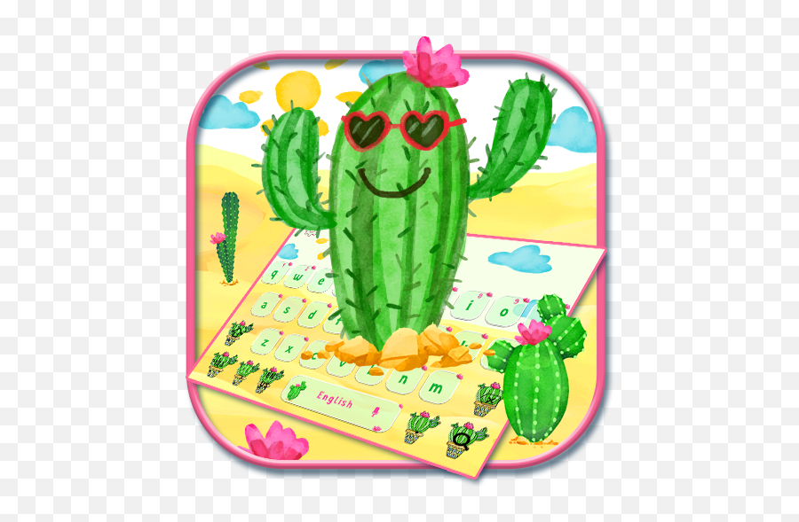 Dainty Juniper Cacti Keyboard Theme - Apps En Google Play Vector Graphics Emoji,Cactus Emoji