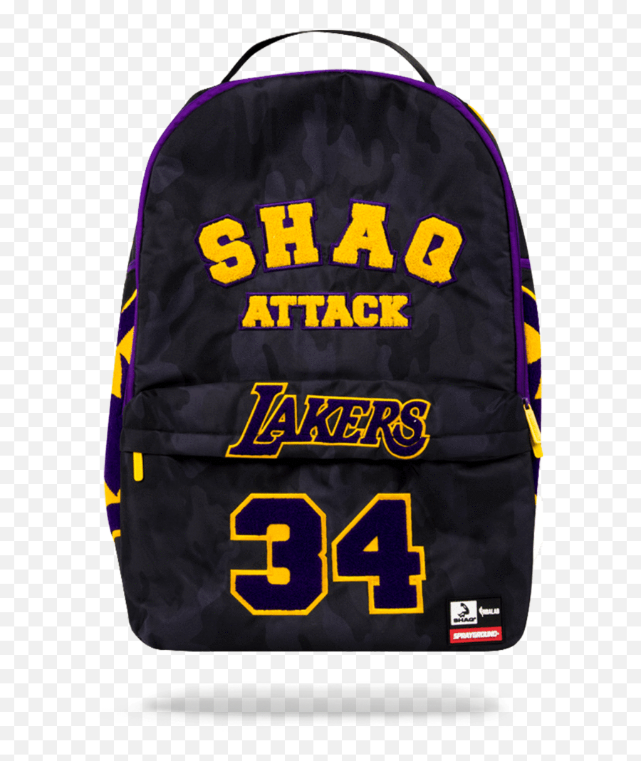 Sprayground Nba Backpack X La Lakers - Backpack Emoji,Emoji Backpacks