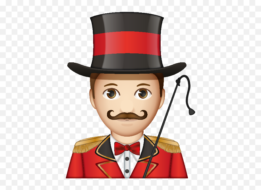 Emoji U2013 The Official Brand Man Circus Director Fitz 3 - Cartoon,Captain Emoji