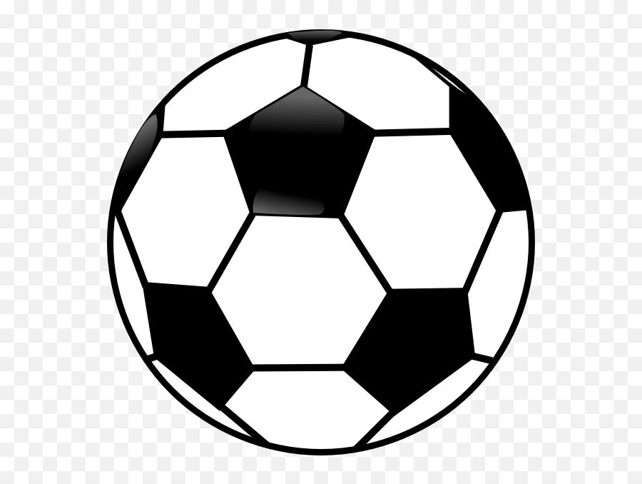 Ball Clipart - Footballs Black And White Emoji,Soccer Emojis