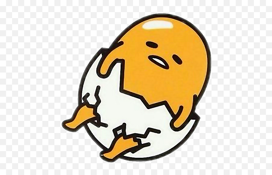Guadetama Preguiça Ovo - Gudetama In Egg Shell Emoji,Ovo Emoji