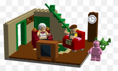 Courage The Cowardly Dog House Lego - Emoji