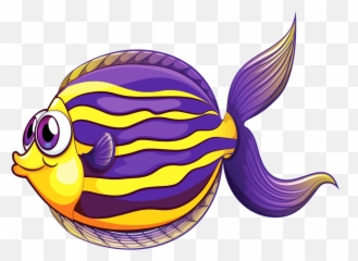 Tropical Fish Clipart Rubber - Pez Dibujo Png Transparent Rounded Fish Clipart Emoji,Fish Emoji Transparent