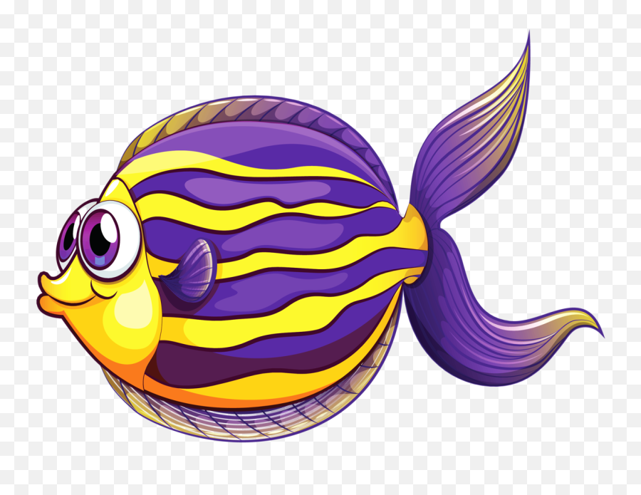 Tropical Fish Clipart Rubber - Pez Dibujo Png Transparent Rounded Fish Clipart Emoji,Fish Emoji Transparent