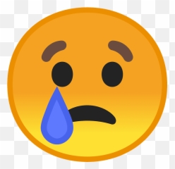 Crying Face Emoji Clipart -