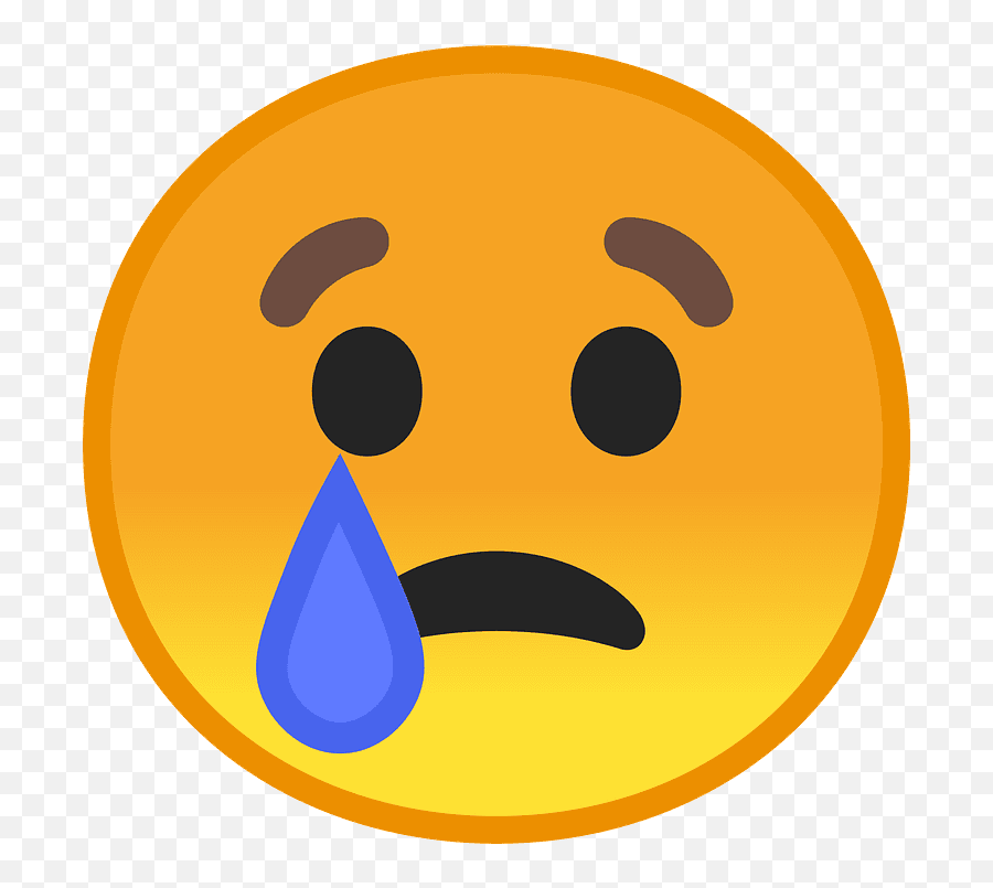 Crying Face Emoji Clipart - Emoji,Stress Emoji