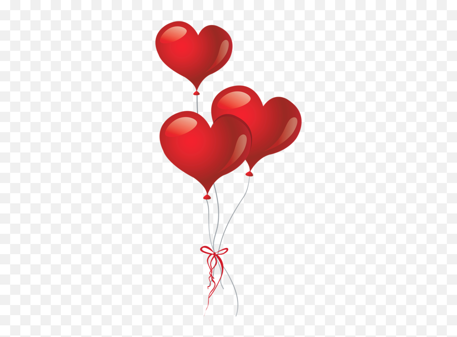 Pin - Heart Balloons Clipart Emoji,Valentines Day Emojis