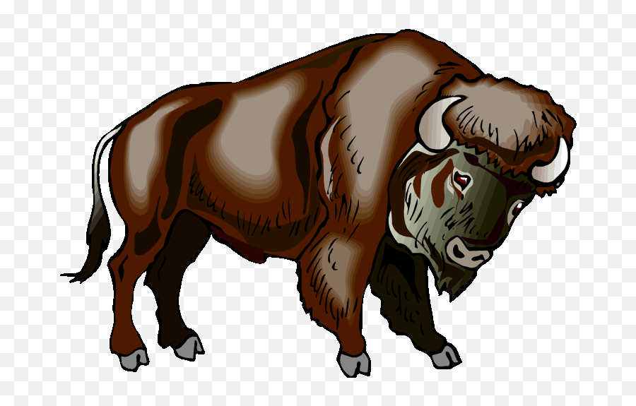 Buffalo Kansas Bison Clipart Kid - Clipart Bison Emoji,Bison Emoji