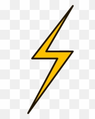 Lightning Clipart - Vertical Emoji