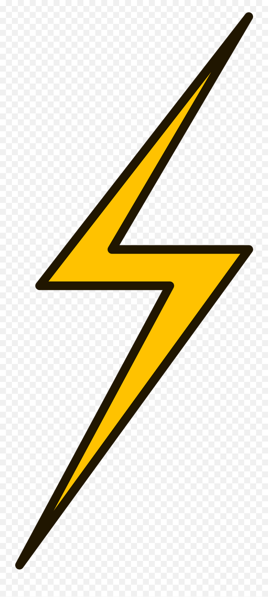 Lightning Clipart - Vertical Emoji,Lightning Strike Emoji