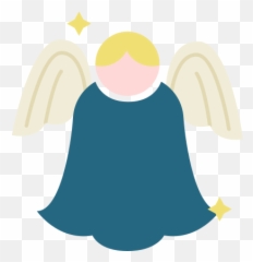 Angle christmas eve festival holiday winter icon - Free Angel Emoji