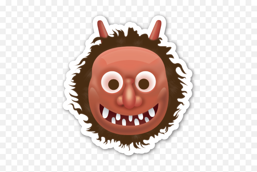 Japanese Ogre - Japanese Ogre Emoji,Gear Emoji