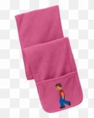 Emoji Fs06 Port Authority Fleece Scarf - Beach Towel,Beagle Emoji