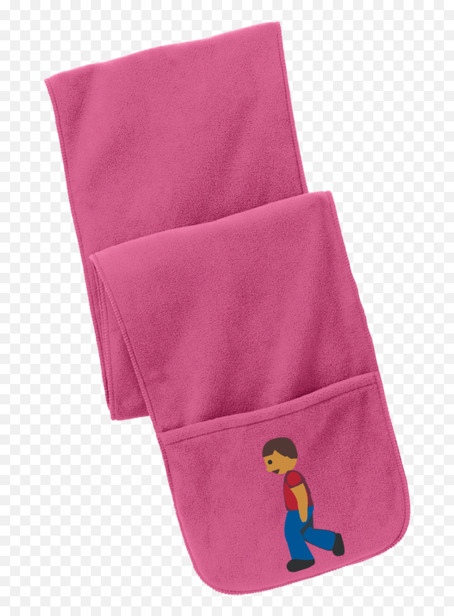 Emoji Fs06 Port Authority Fleece Scarf - Beach Towel,Beagle Emoji