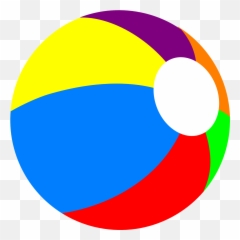 Swimming Pool Ball Png Clipart - Beach Emoji