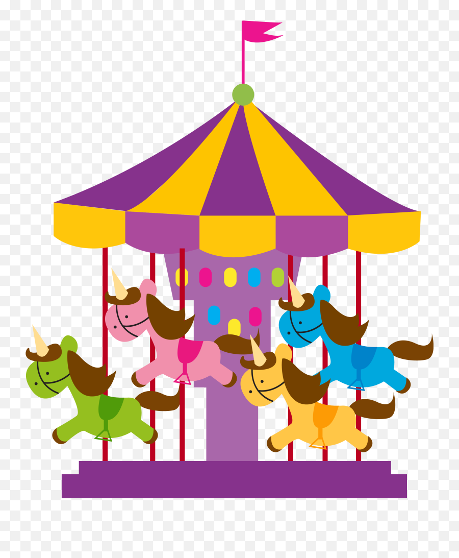 Carnival Carousel Clipart Free In Pack - Carousel Png Emoji,Carousel Emoji
