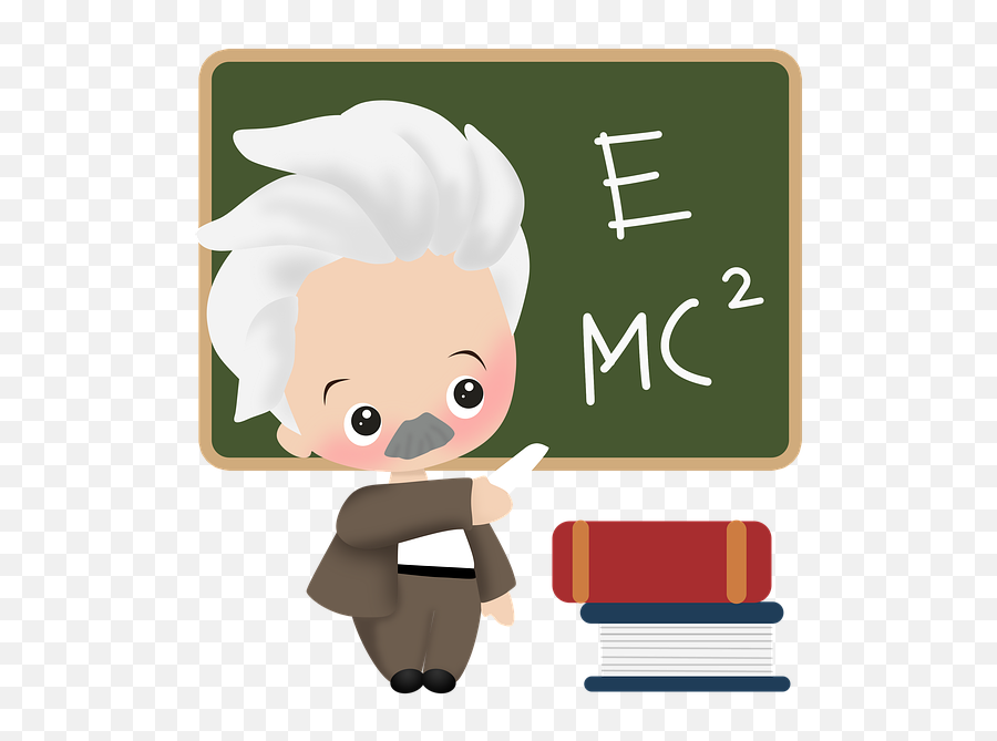 Albert Einstein Images - Albert Einstein Caricatura Png Emoji,Good Luck Emoticon