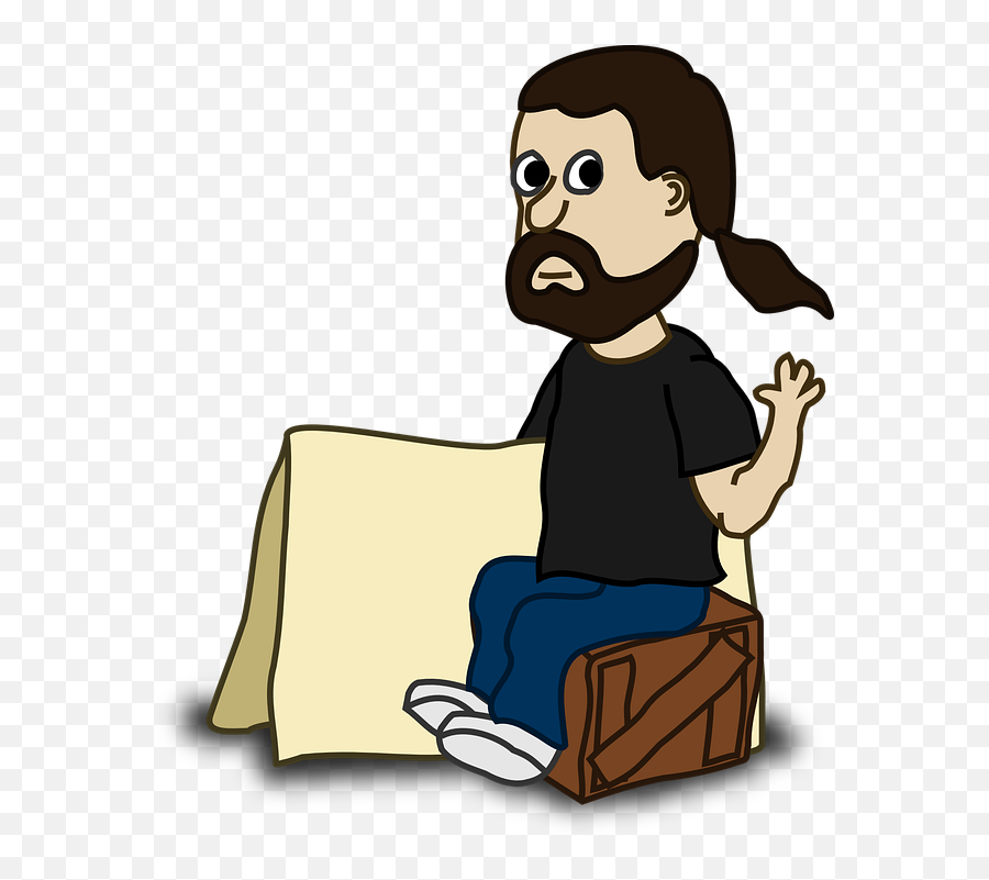 Man Artist Waving - Comic Characters Sitting Emoji,Beard Emoji Android