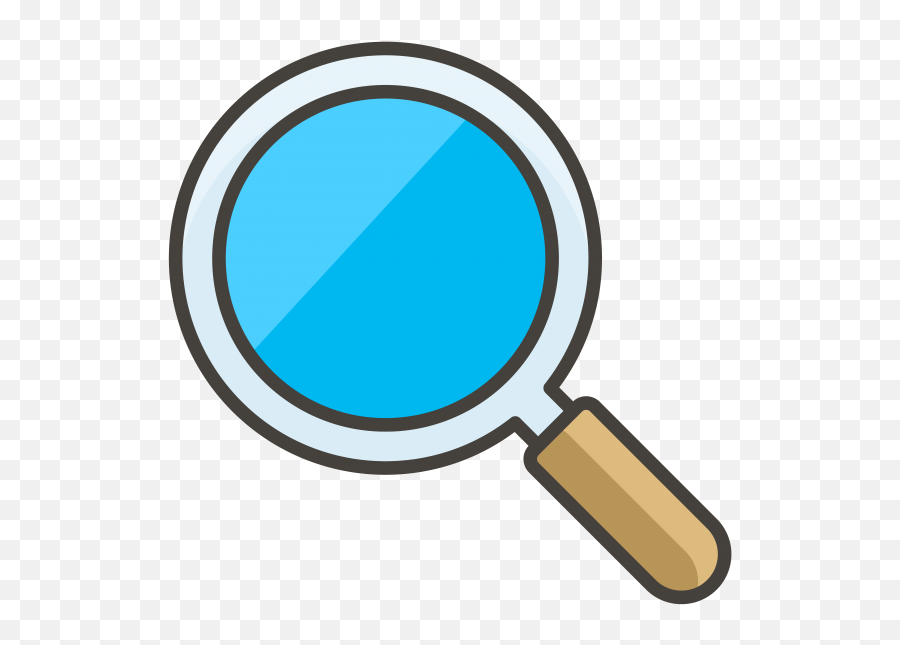 Magnifying Glass Emoji - Lupe Emoji,Emoji With Magnifying Glass