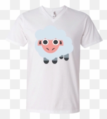 V - Disney Stitch V Neck Shirts Emoji,Black Sheep Emoji