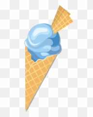 Ice Cream Waffle - Strawberry Ice Cream Cone Clip Art Emoji,Ice Cube Emoji