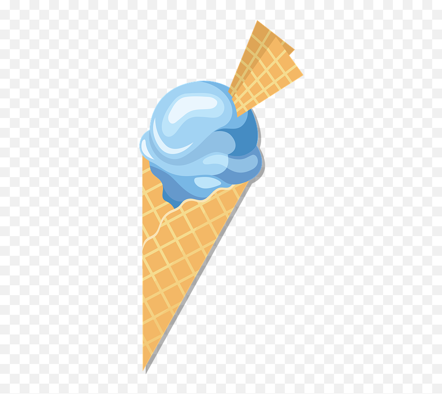 Ice Cream Waffle - Strawberry Ice Cream Cone Clip Art Emoji,Ice Cube Emoji