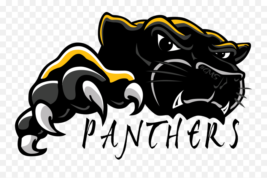 Black Panther Clipart Mascot - Panther Logo Png Emoji,Black Panther Emoji
