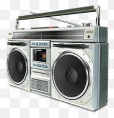 Transparent Background Boombox Clipart Png - Cassette Deck Emoji,Boombox Emoji
