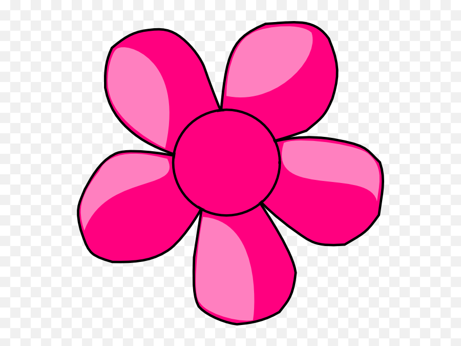 Pink Daisy Clip Art - Clipartsco Flower Clip Art Emoji,Pink Flower Emoji
