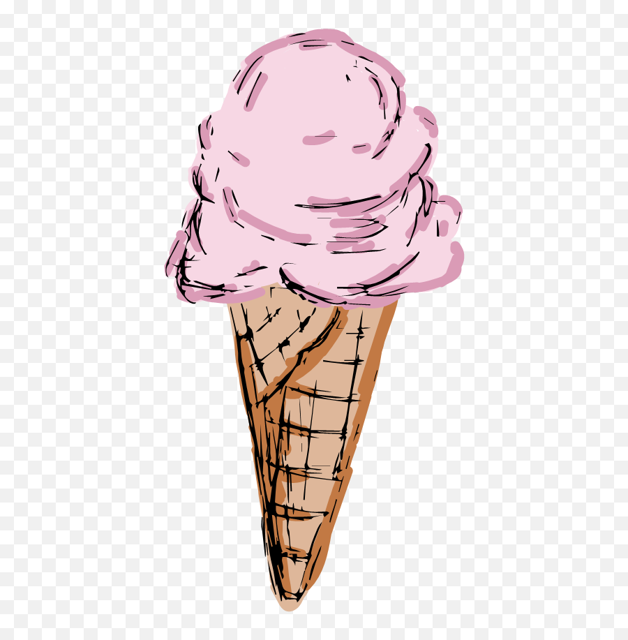 Ice Cream Digital Art Sticker Summer - Ice Cream Sticker Png Emoji,Ice Cream Sun Emoji