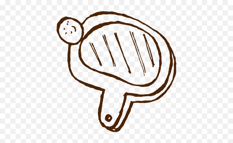 Hand Drawn Pingpong Racket Icon - Transparent Png U0026 Svg Dot Emoji,Ping Pong Emoji