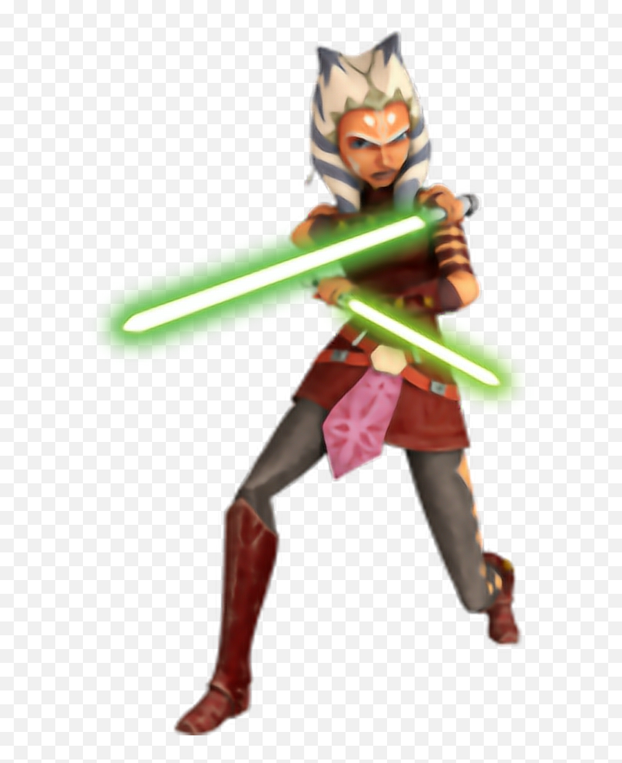 Ahsokatano Starwars Clonewars Jedi Sticker By Janice - Star Wars The Clone Wars Ahsoka Tano Png Emoji,Jedi Emoji