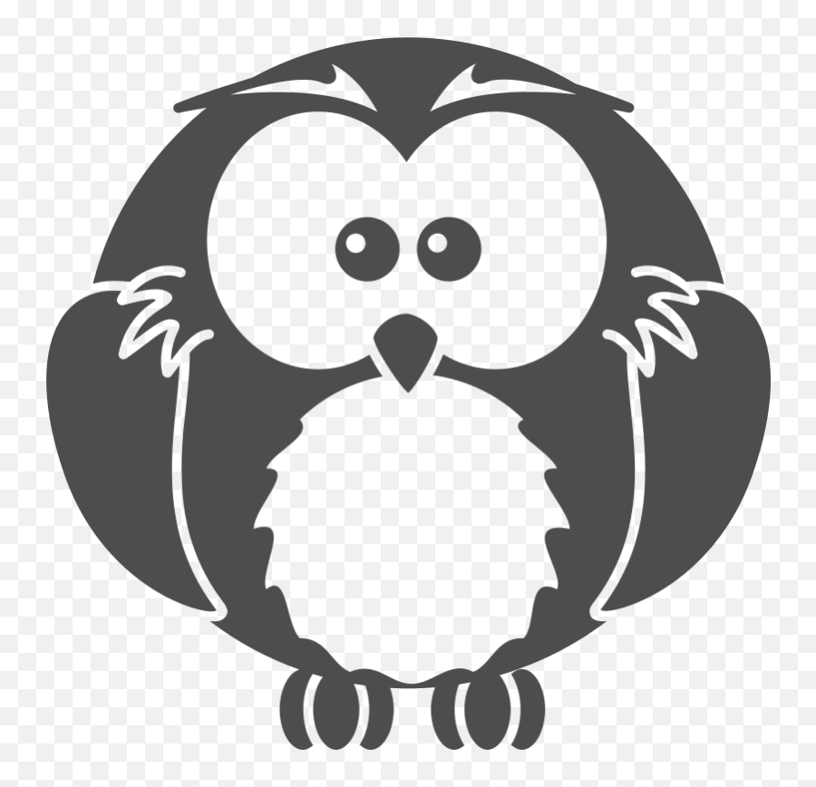 Free Cute Owl Cartoons Download Free Clip Art Free Clip - Silhouette Owl Clip Art Black And White Emoji,Owl Emojis For Android