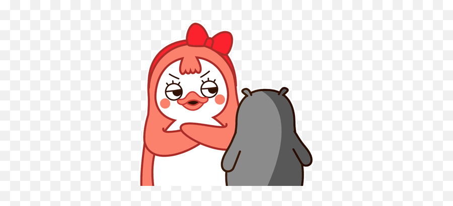 24 Pengsoon Emoji Gif Free Download U2013 100000 Funny Gif - Fictional Character,Animated Christmas Emojis