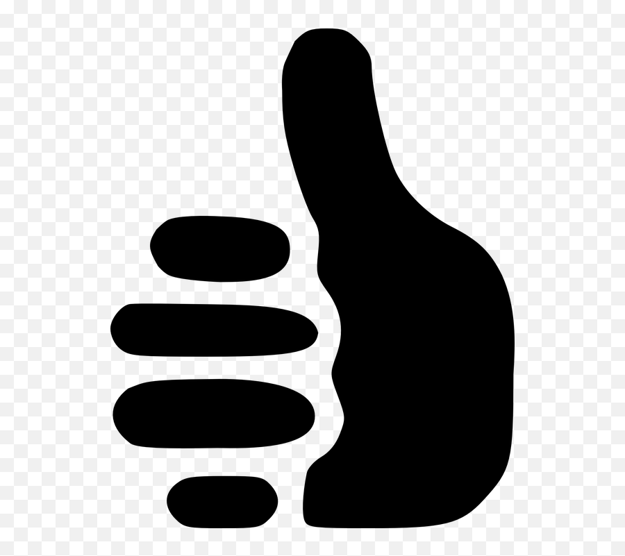 Thumbs Up Positive Yes - Thumbs Up Thumbs Down Transparent Emoji,Thumbs Up Emoji Png