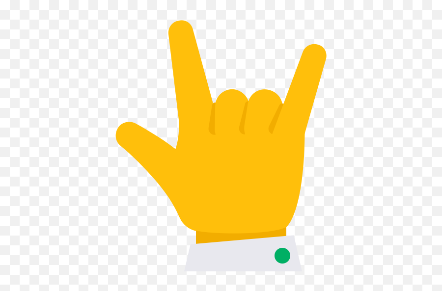 Hand Metal Rock Icon - Clip Art Emoji,Metal Emoji
