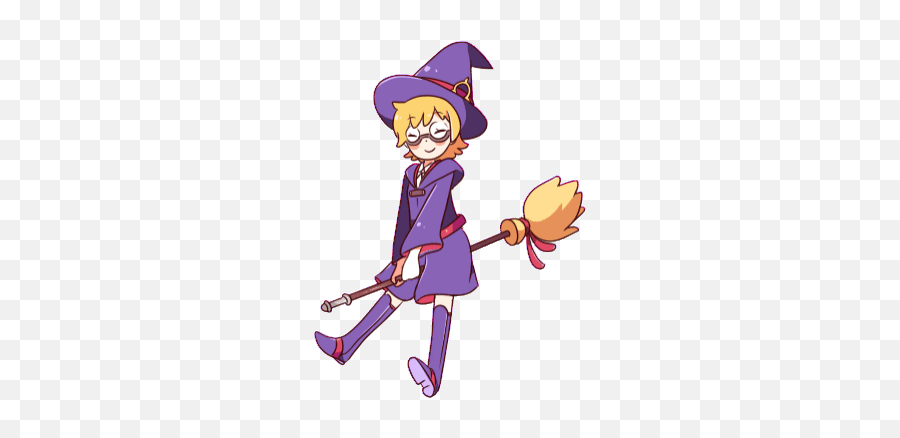 Witch Hunt Stickers For Android Ios - Little Witch Academia Transparent Emoji,Witch Emoticon