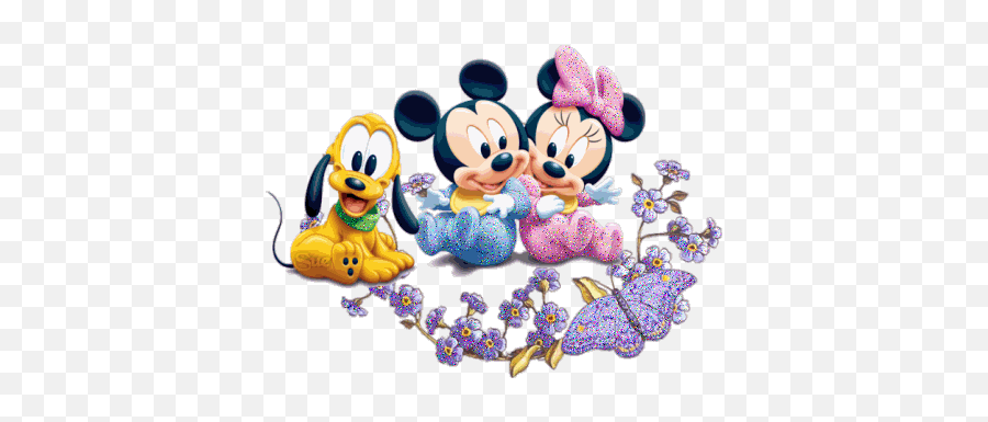 Mickey Minnie Mouse Glitter Gif - Disney Emoji,Mickey Mouse Emoticon